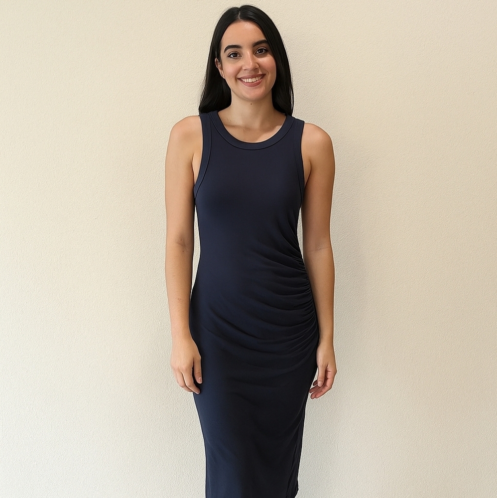 Michael Stars Midnight Blue Midi Dress